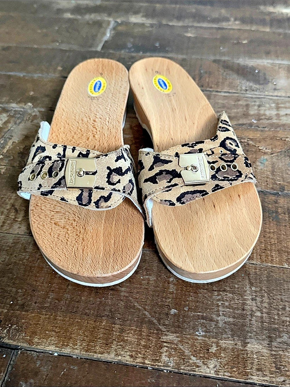 Dr. Scholl's The Original Exercise Sandal - Leopard Print Sandals US 9